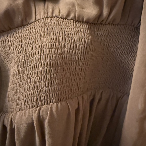 Wilfred Bella Slit Dress-Epicurean Brown-Size Medium - Picture 10 of 11